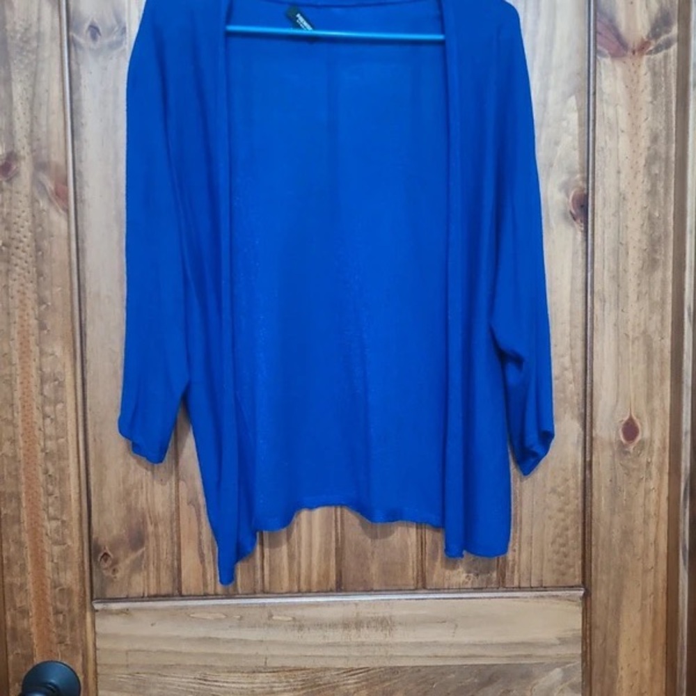 Premise Open-Front Royal Blue Cardigan